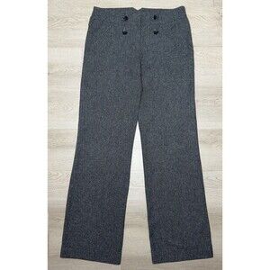 Vintage Boston Proper Dress Pants Size 6 Womens Linen Blend 4 Button Straight